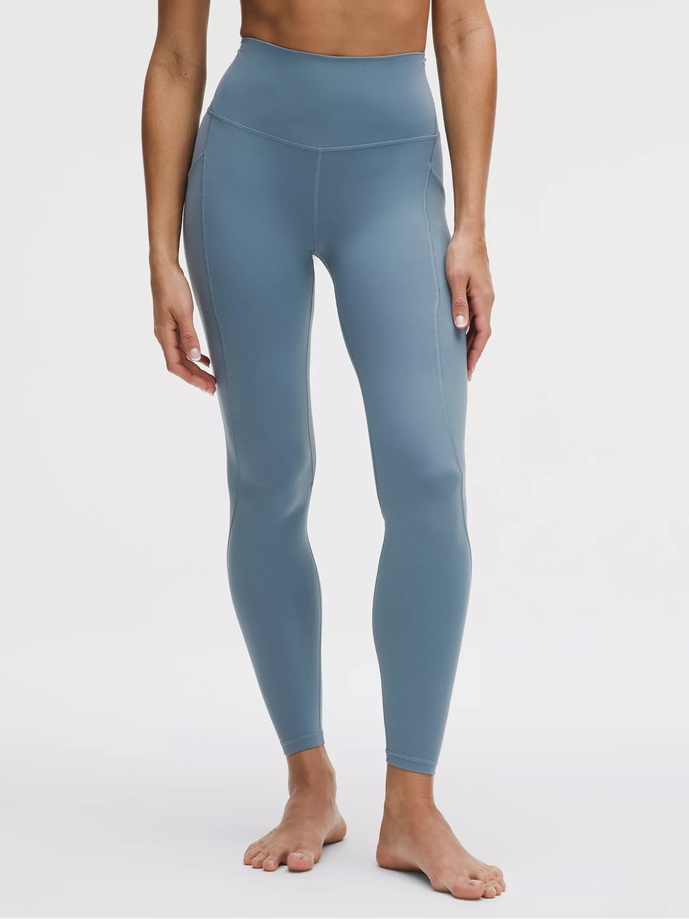 Lululemon Align High Rise Pant with Pockets 28” Steel Blue Size 16 Leggings NWT